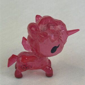 Tokidoki Unicorno Cherry Blossom Transparent Pink Collectible Vinyl Figure